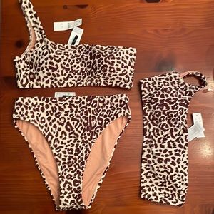 J.Crew high waist bikini - 2 tops!